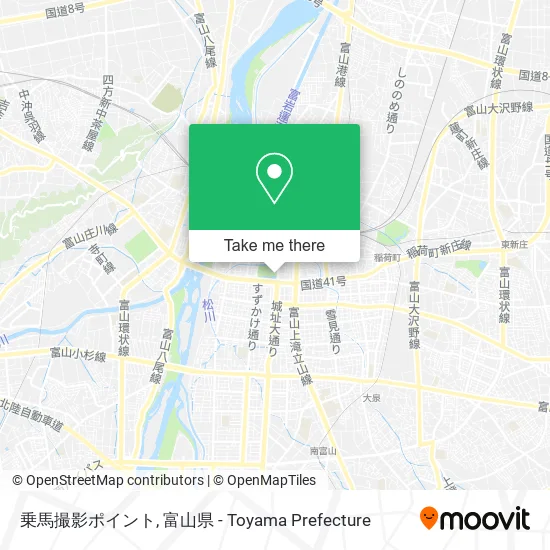 乗馬撮影ポイント map