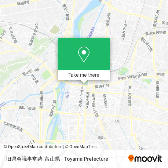 旧県会議事堂跡 map
