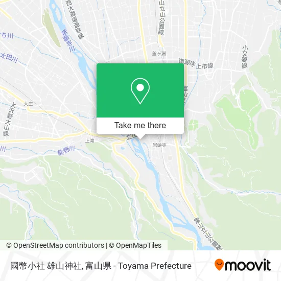 國幣小社 雄山神社 map