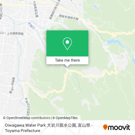 Oiwagawa Water Park map