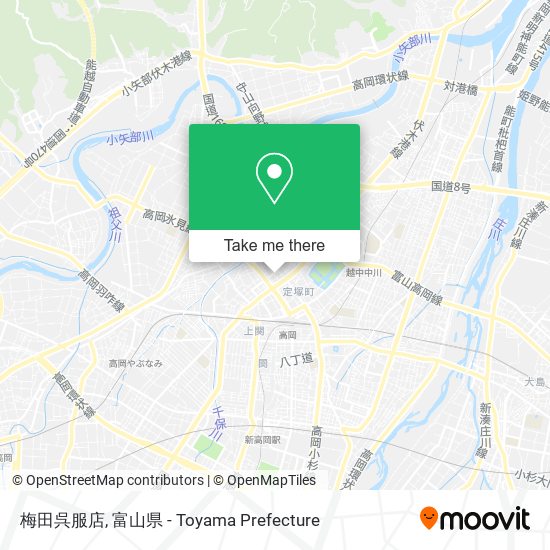 梅田呉服店 map