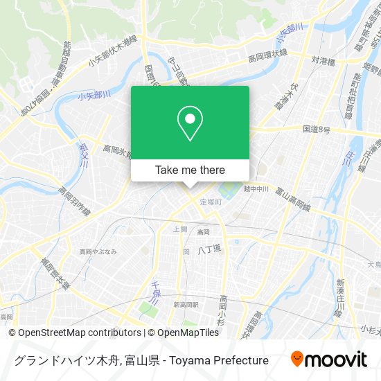グランドハイツ木舟 map
