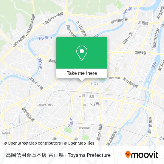 高岡信用金庫本店 map