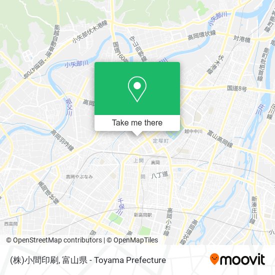 (株)小間印刷 map