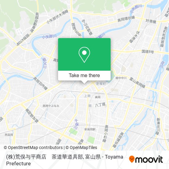 (株)荒俣与平商店　茶道華道具部 map