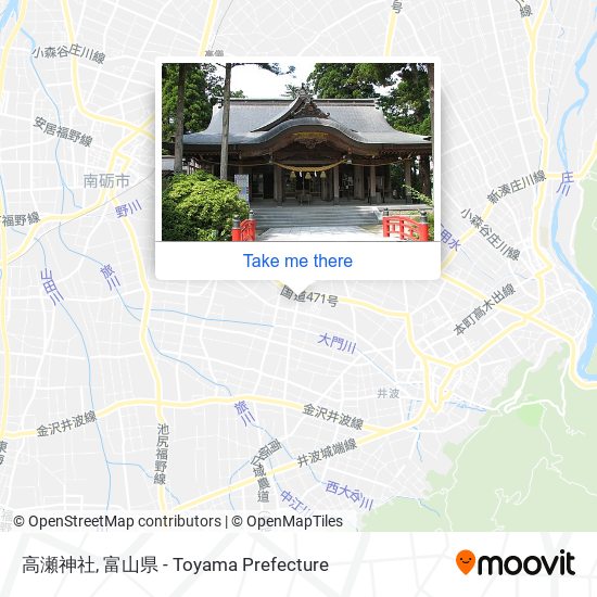 高瀬神社 map