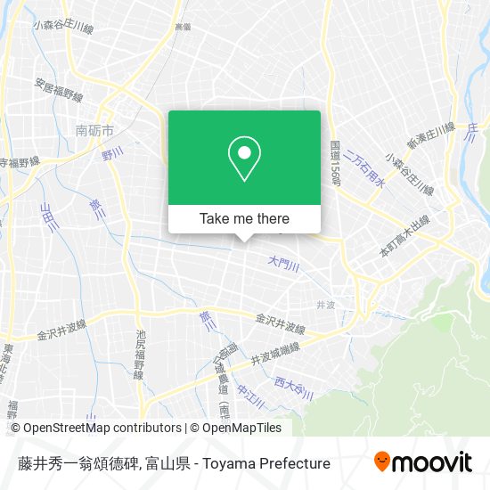 藤井秀一翁頌德碑 map