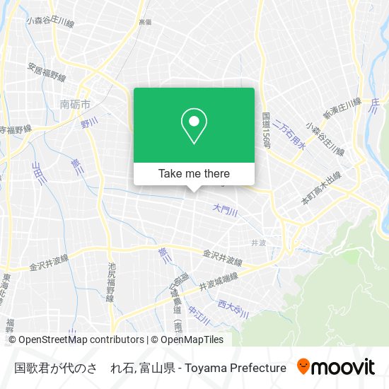 国歌君が代のさゞれ石 map