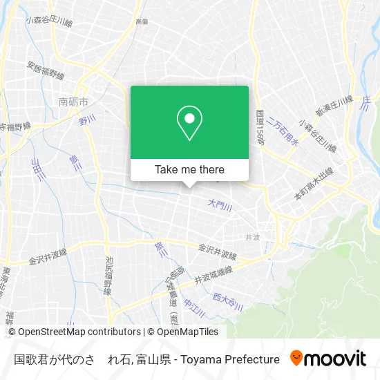 国歌君が代のさゞれ石 map