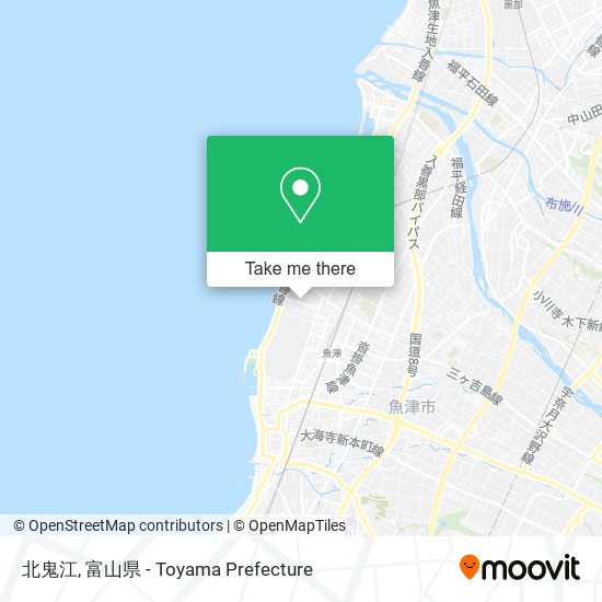 北鬼江 map