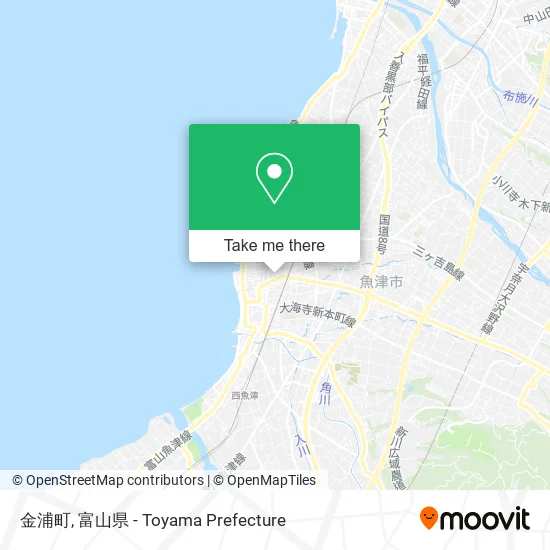 金浦町 map