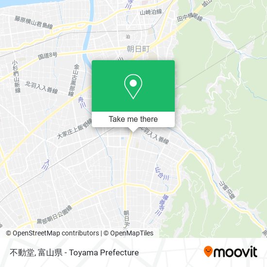 不動堂 map