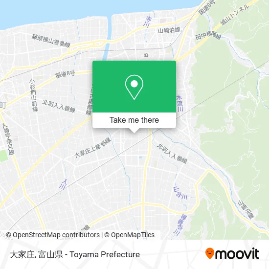 大家庄 map