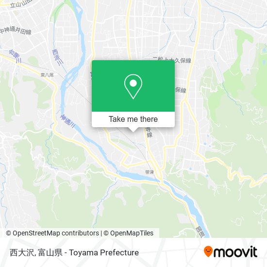 西大沢 map