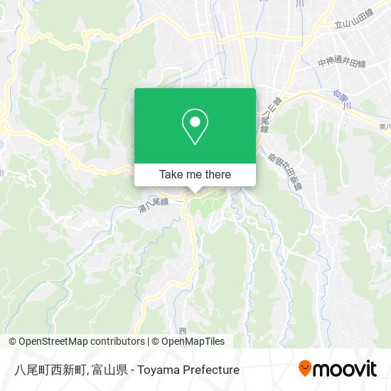 八尾町西新町 map