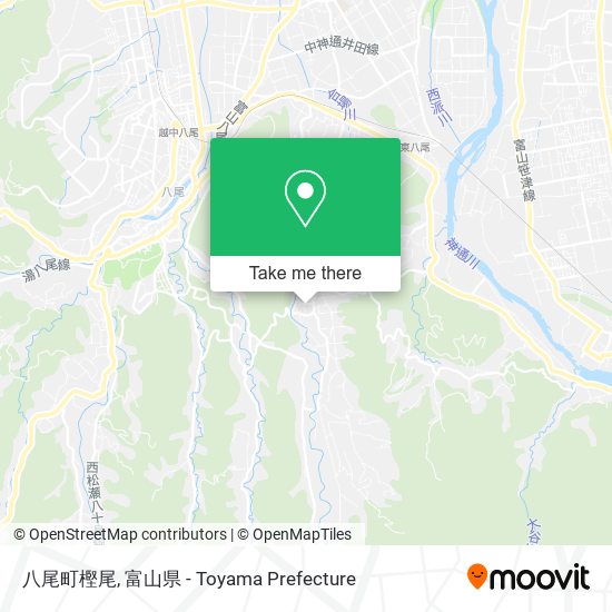 八尾町樫尾 map