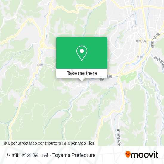 八尾町尾久 map