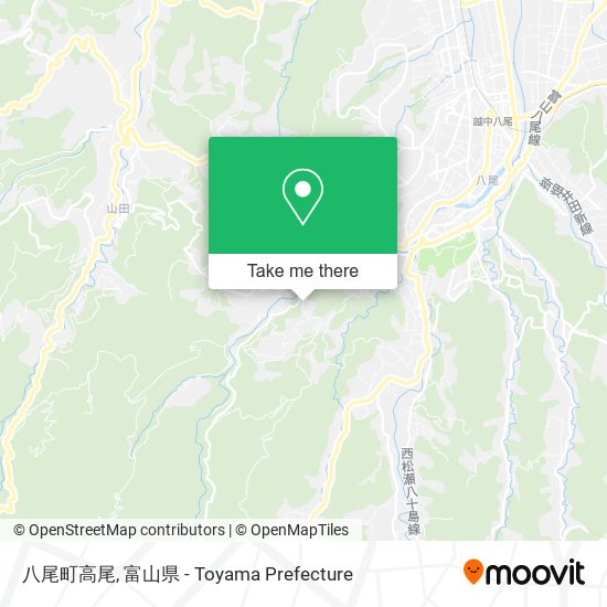八尾町高尾 map