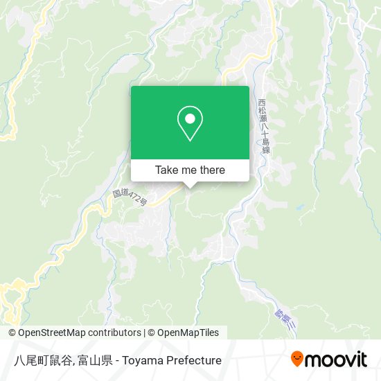 八尾町鼠谷 map