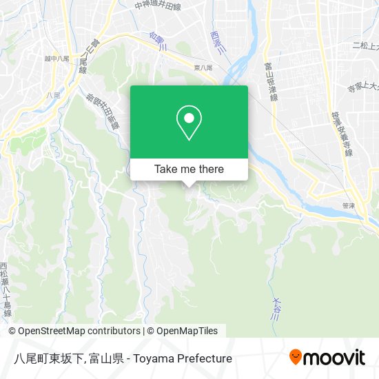 八尾町東坂下 map