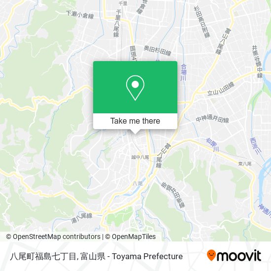 八尾町福島七丁目 map