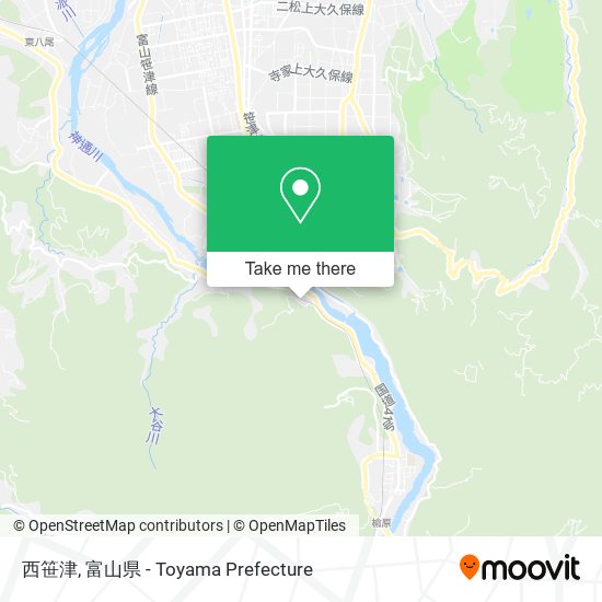 西笹津 map