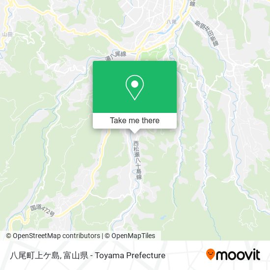 八尾町上ケ島 map