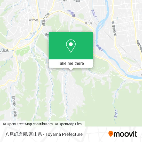 八尾町岩屋 map