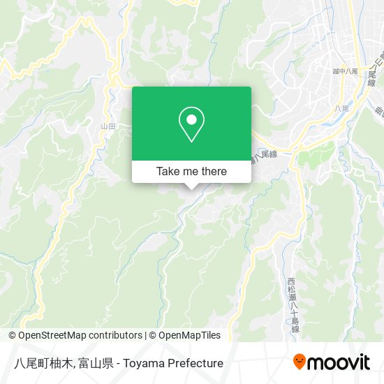 八尾町柚木 map