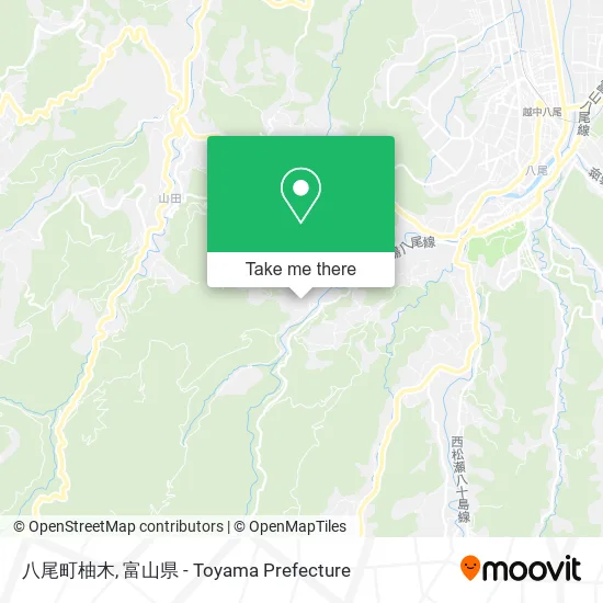 八尾町柚木 map
