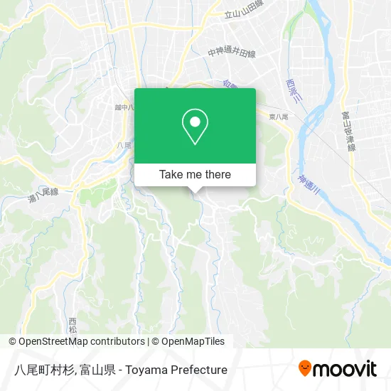 八尾町村杉 map