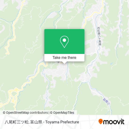 八尾町三ツ松 map