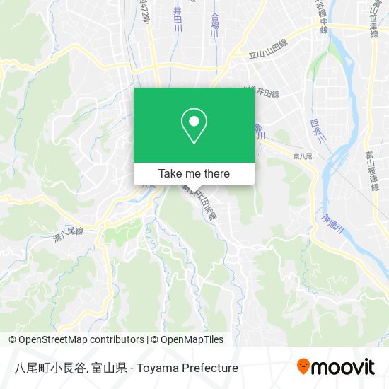 八尾町小長谷 map
