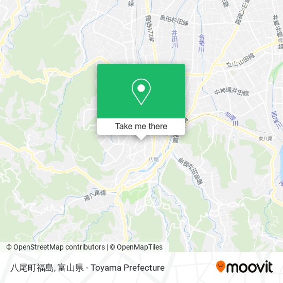 八尾町福島 map