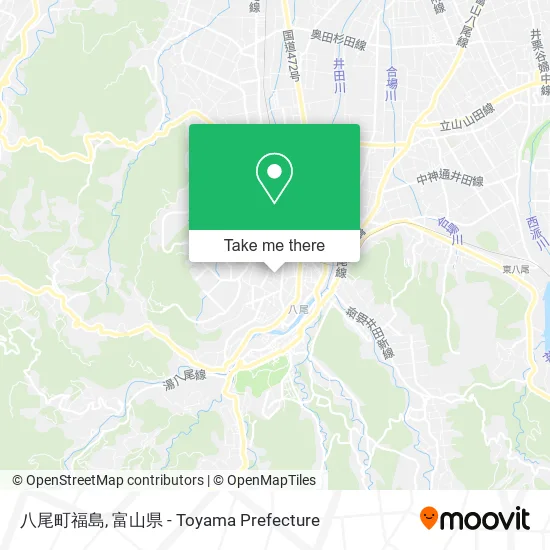 八尾町福島 map