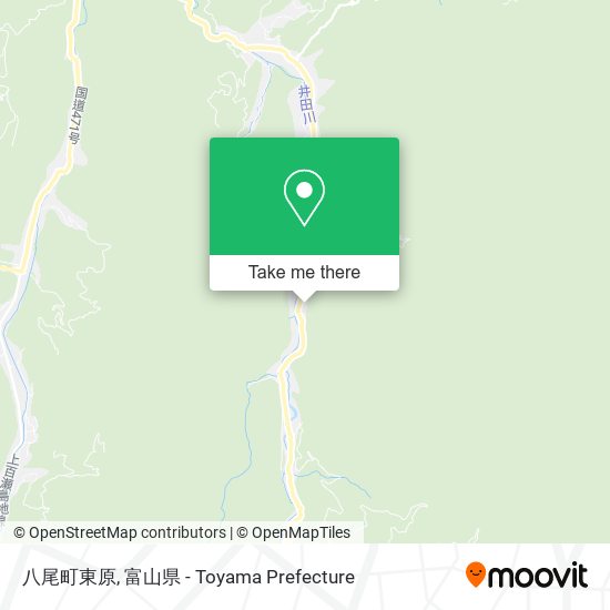 八尾町東原 map