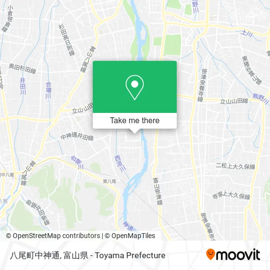 八尾町中神通 map