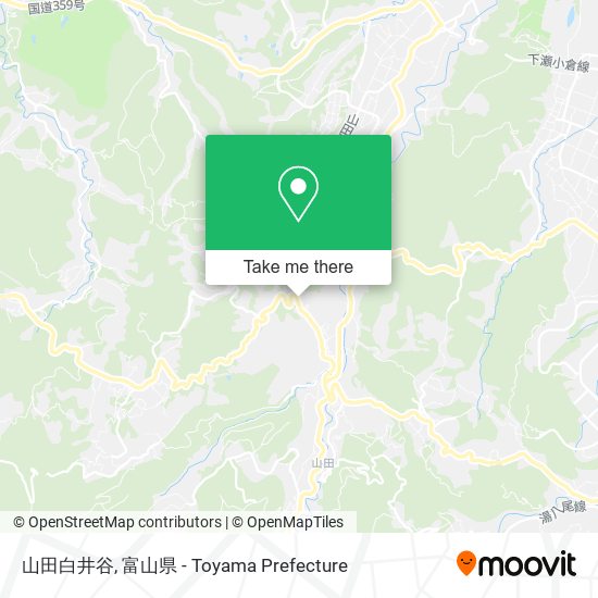 山田白井谷 map
