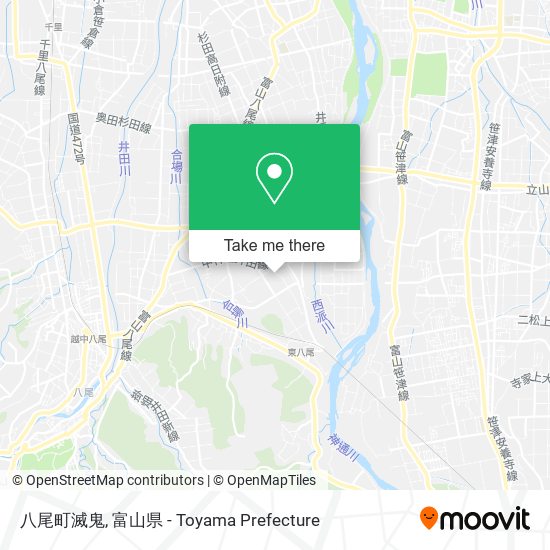 八尾町滅鬼 map