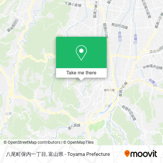 八尾町保内一丁目 map