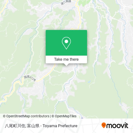 八尾町川住 map