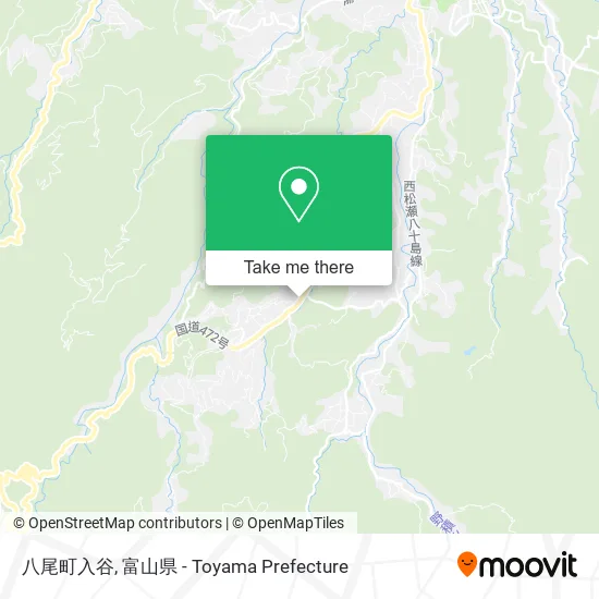 八尾町入谷 map