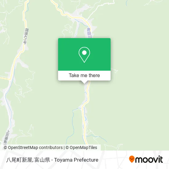八尾町新屋 map