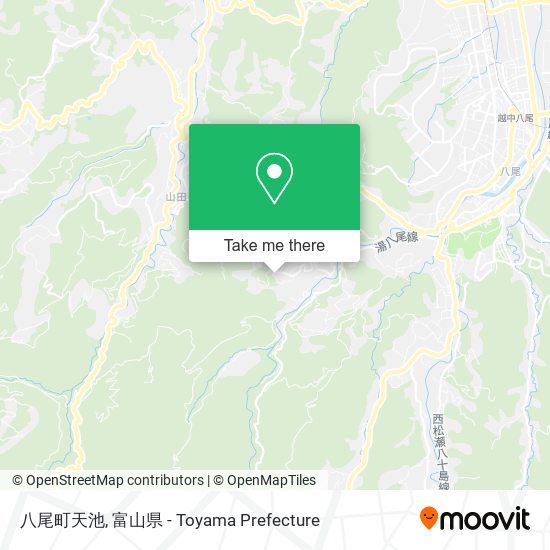 八尾町天池 map