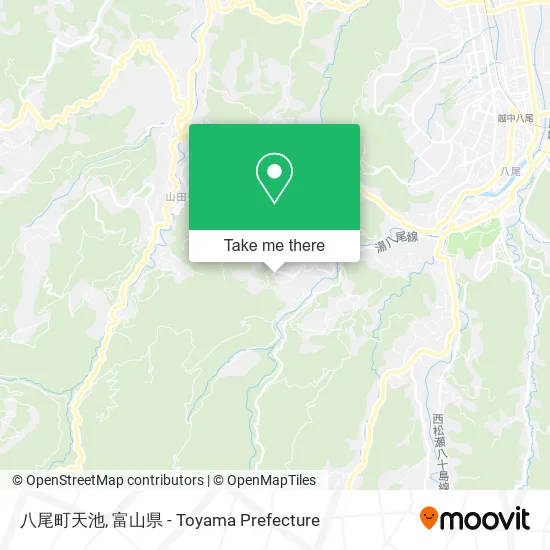 八尾町天池 map