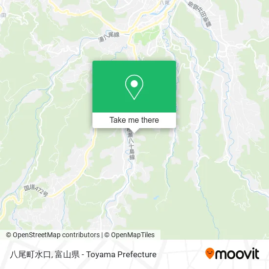 八尾町水口 map