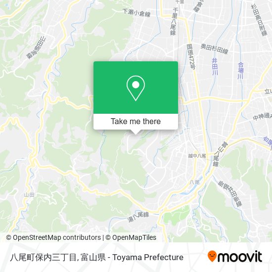 八尾町保内三丁目 map