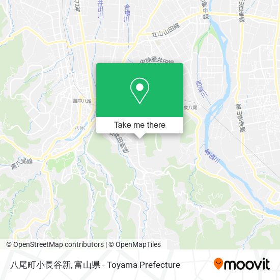 八尾町小長谷新 map