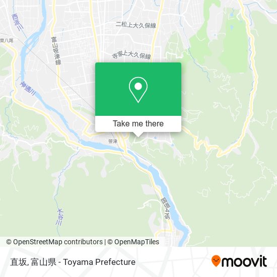 直坂 map