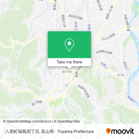 八尾町福島四丁目 map